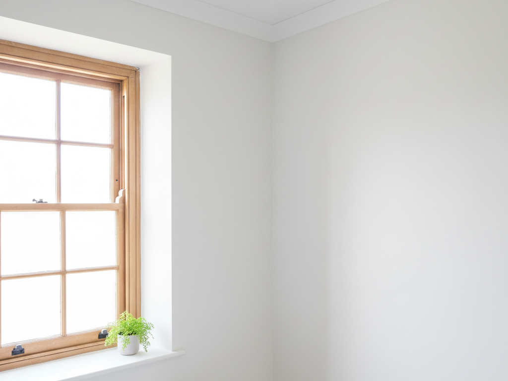 The same bathroom corner spotless after remediation